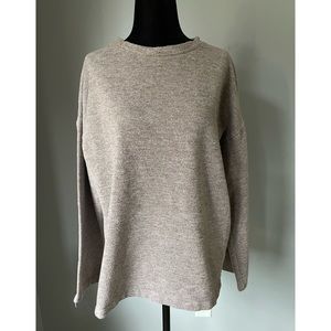 Zara Brown Knit Long Sleeve (S)